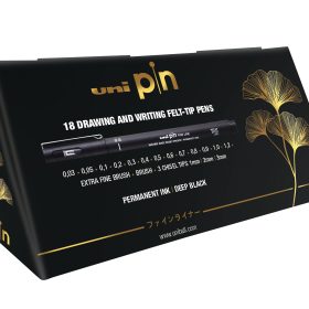 UNI-BALL Fineliner PIN PIN200.18P schwarz 18 Stück