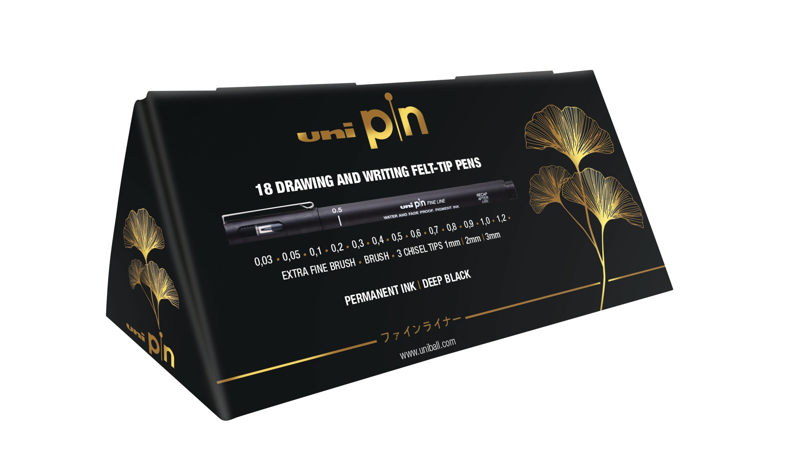 UNI-BALL-PIN200.18P-3296280048666 UNI-BALL Fineliner PIN PIN200.18P schwarz 18 Stück – Hochwertig & günstig bei ShopDeca