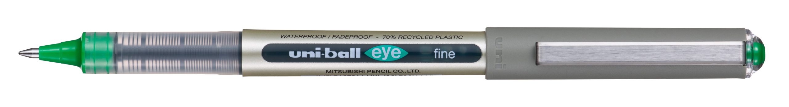 UNI-BALL Tintenroller Eye fine 0.7mm UB-157EGREEN grün, Eco