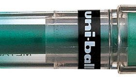 UNI-BALL Signo Broad 1mm UM153MET.GRE grün-metallic