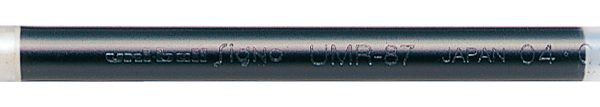 UNI-BALL Ersatzpatrone 0.7mm UMR-87.2 BLACK schwarz, 2 Stück