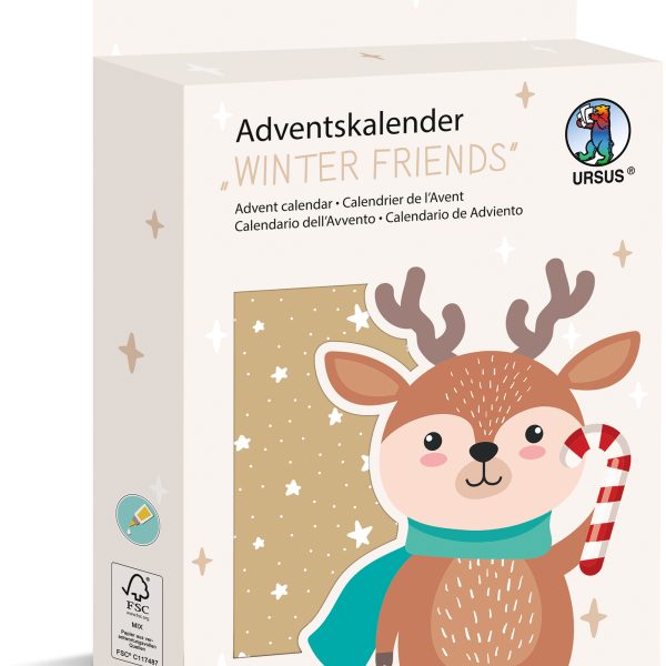 URSUS Adventskalender 24870000F Winter friends