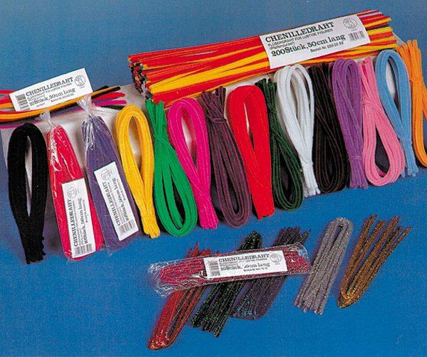 URSUS Pfeifenputzer 9mmx50cm 6540099 10 Normalfarben 10 Stück