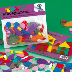 URSUS Moosgummi Formen 2mm 8380099 diverse farben 200 Stück