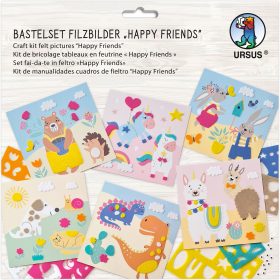 URSUS Bastelfilz Set 8800001F Happy Friends