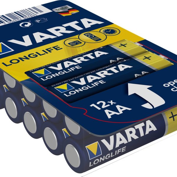 VARTA Longlife 4106301112 AA/LR06, 12 Stück