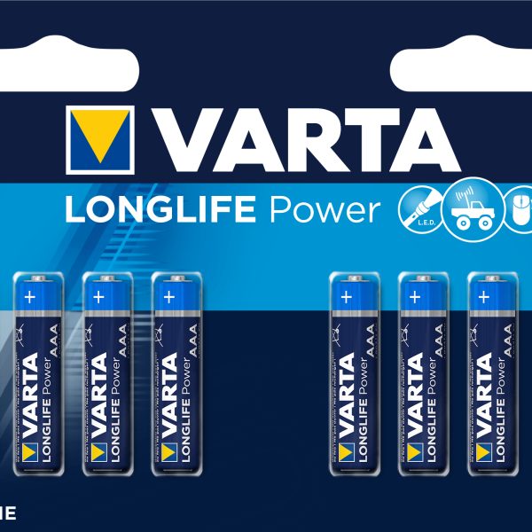 VARTA Batterie Longlife Power 4903121418 AAA/LR03, 8 Stück