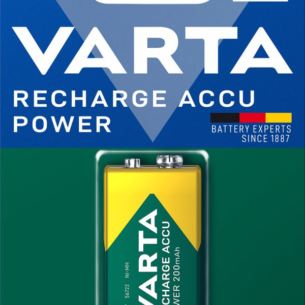 VARTA Akku 9V R2U 200mAh 56722 101 401