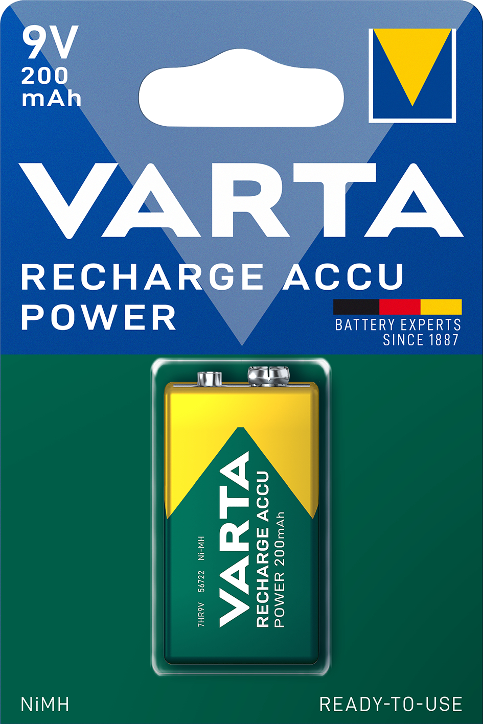 VARTA-56722-101-401-4008496550814 VARTA Akku 9V R2U 200mAh 56722 101 401 – Hochwertig & günstig bei ShopDeca