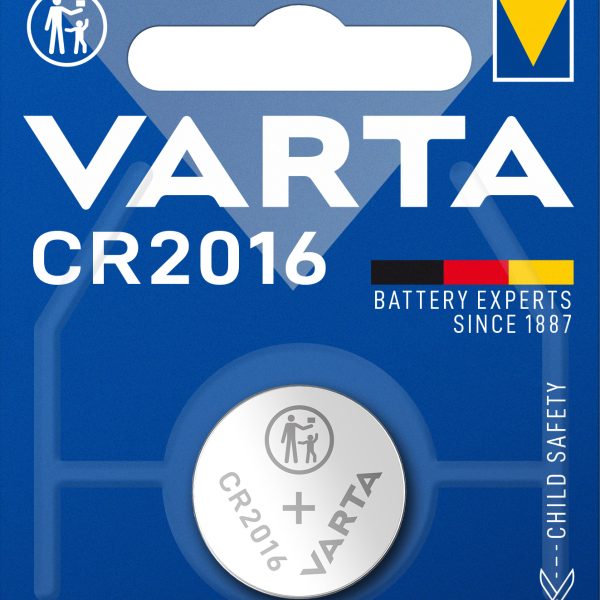 VARTA Knopfzelle Lith. CR2016,3V 6016101401 90 mAh 1 Stück