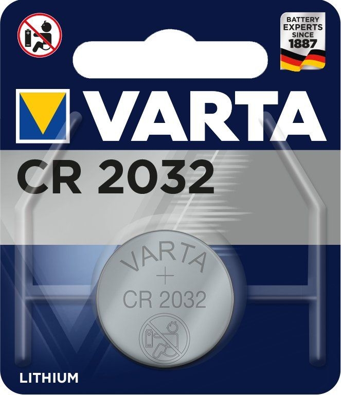 VARTA-6032101401-4008496276882 VARTA Knopfbatterie CR2032,3V 6032101401 230 mAh 1 Stück – Hochwertig & günstig bei ShopDeca