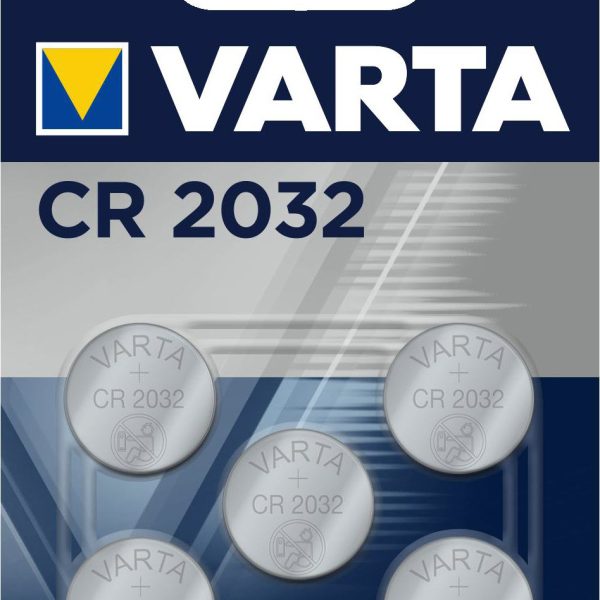 VARTA Knopfzelle CR2032, 5 Stück 6032101415