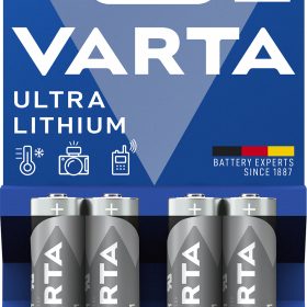 VARTA Batterie Lithium AA,1,5V 6106301404 2900 mAh 4 Stück