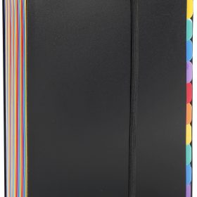 VIQUEL Pultmappe A4 111867 A4 36 Fächer schwarz/bunt