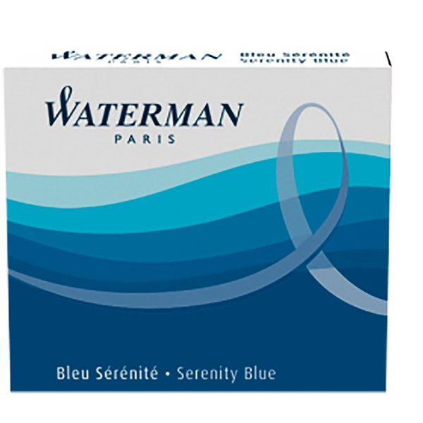 WATERMAN Tintenpatronen S0110950 blau 6 Stück