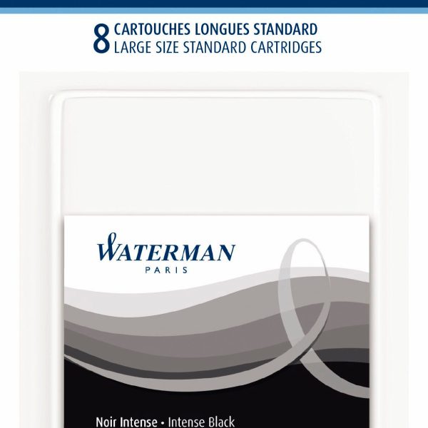 WATERMAN Tintenpatrone S0712991 schwarz, 8 Stück