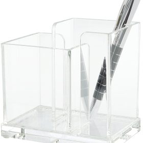 WEDO Butler CRISTALLIC Acryl 606016 2 Fächer 12x10x8.5 transp.