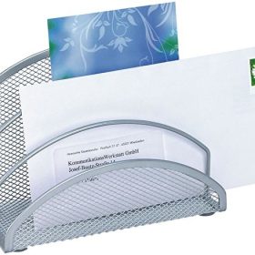 WEDO Briefständer 65 354 3 Fächer, silber