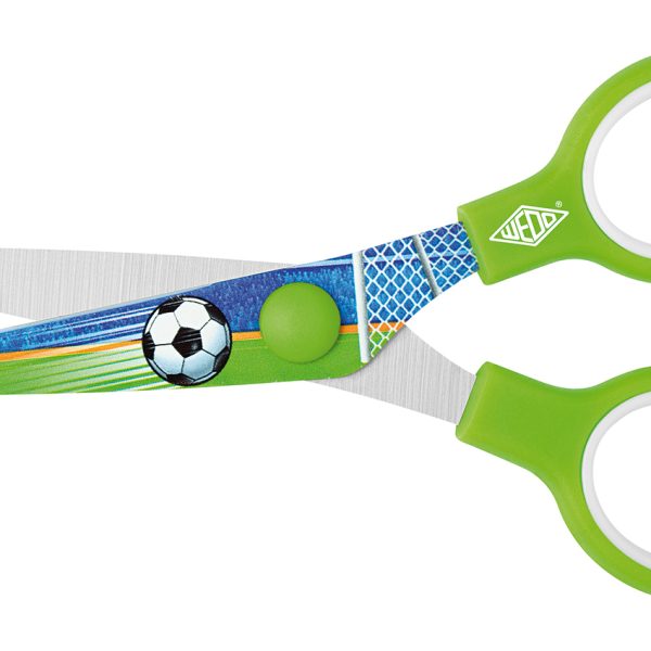 WEDO Bastelschere Magic 13cm 7343011 hellgrün Football