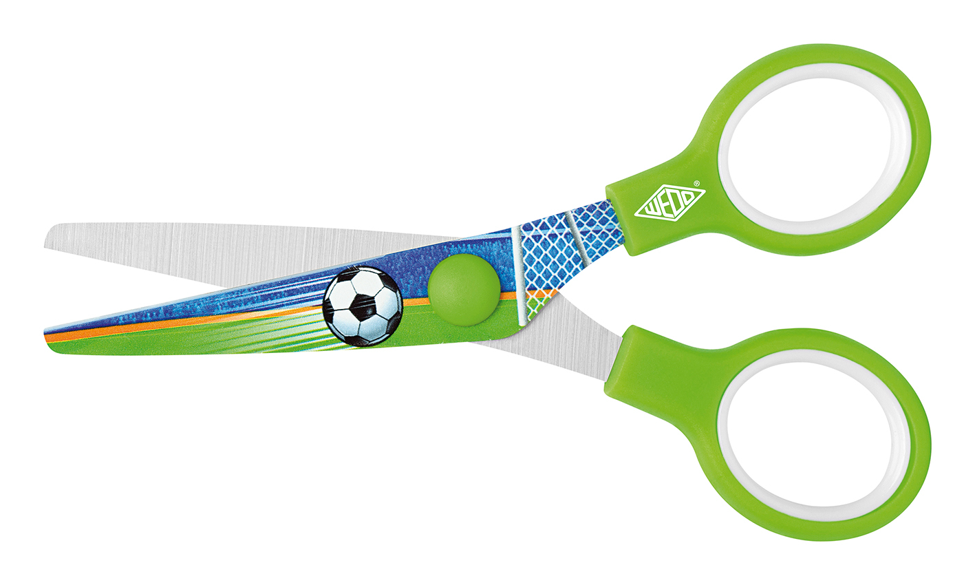 WEDO-7343011-4003801862668 WEDO Bastelschere Magic 13cm 7343011 hellgrün Football – Hochwertig & günstig bei ShopDeca