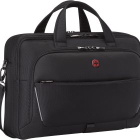 WENGER Laptop Briefcase 16 - 17inch 653498 Meteor Brief Black