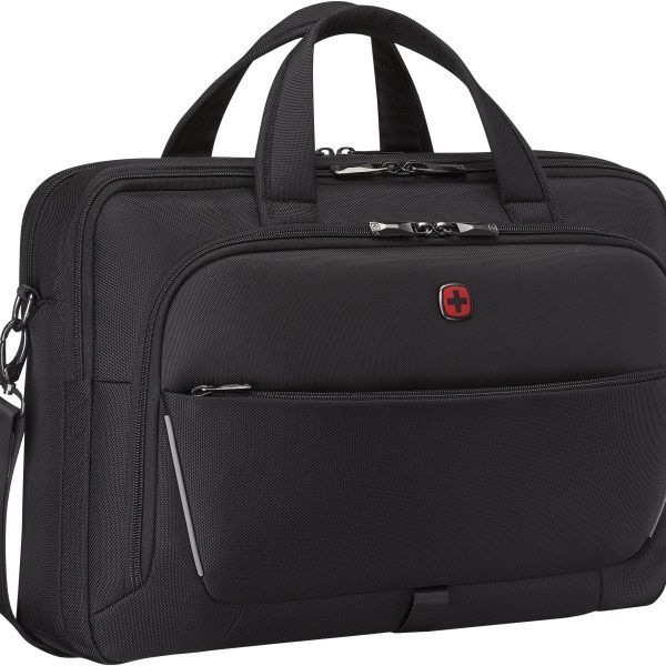 WENGER Laptop Briefcase 16 - 17inch 653498 Meteor Brief Black