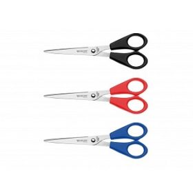 WESTCOTT Scheren-Set 17cm E-3103200 blau/rot/schwarz 3 Stück