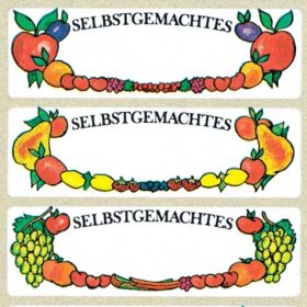 Z-DESIGN Tiefkühletiketten 3712 Früchte 3 Stück
