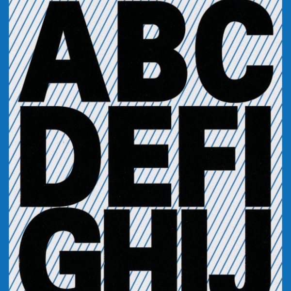 Z-DESIGN Letters schwarz 3784 25mm, wetterfest 2 Stück