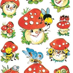 Z-DESIGN Sticker Creative 4304 Pilze 3 Stück
