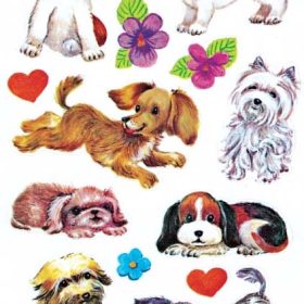 Z-DESIGN Sticker Kids 4340 Hunde 2 Stück