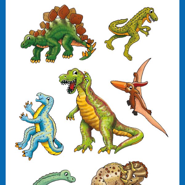 Z-DESIGN Sticker Kids 53145 Dinosaurier 3 Stück
