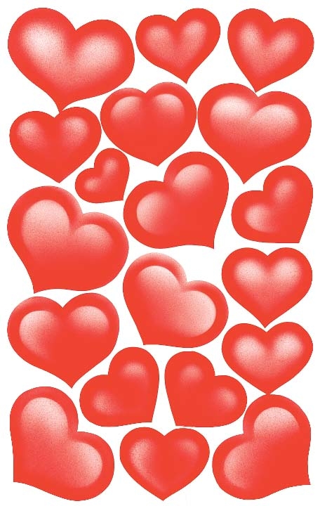 Z-DESIGN-53205-4004182532058 Z-DESIGN Sticker Creative 53205 Herze rot 2 Stück – Hochwertig & günstig bei ShopDeca