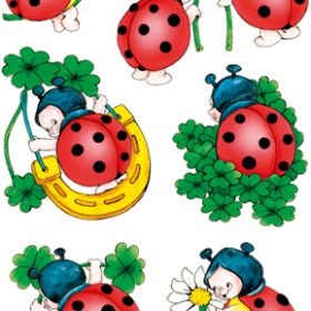 Z-DESIGN Sticker Creative 53281 Marienkäfer 2 Stück