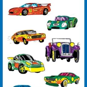 Z-DESIGN Sticker Kids 53882 Autos 3 Stück