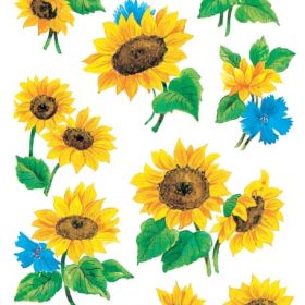 Z-DESIGN Sticker Creative 54103 Sonnenblumen 3 Stück