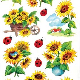 Z-DESIGN Sticker Creative 54171 Sonnenblumen 2 Stück