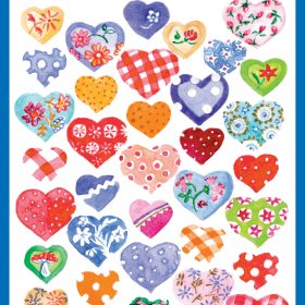 Z-DESIGN Sticker Creative 55811 Herze 2 Stück