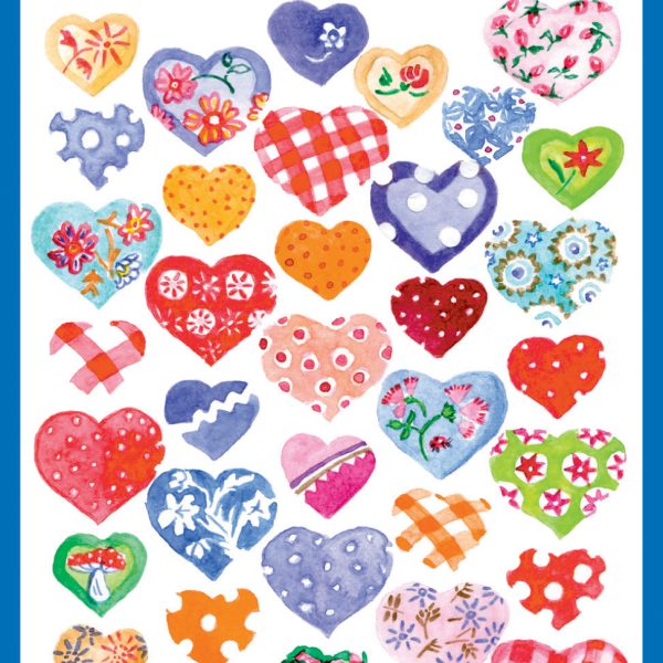 Z-DESIGN Sticker Creative 55811 Herze 2 Stück