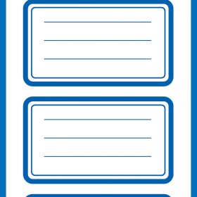 Z-DESIGN Sticker School 59286 Namen-Etiketten 2 Stück