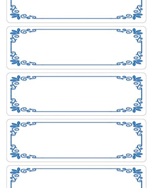 Z-DESIGN Haushaltetiketten 59528 Motiv 2 Stück