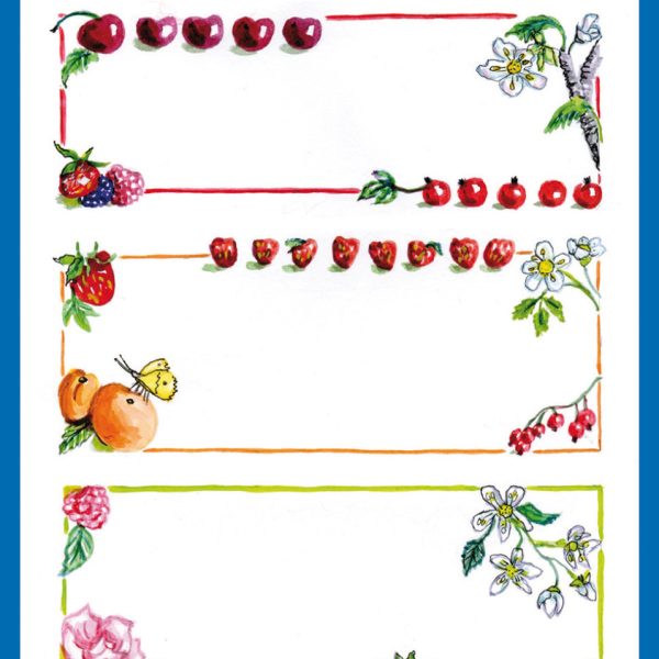 Z-DESIGN Sticker Home 59652 Früchte 3 Stück