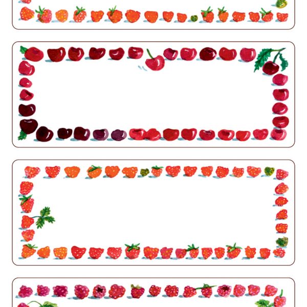 Z-DESIGN Sticker Home 59693 Früchte 3 Stück