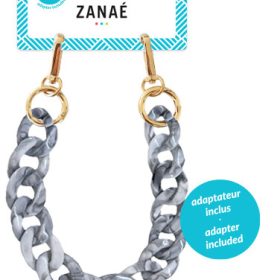 ZANAÉ Phone Wristlace Turtle Grey 17172 Mineral Winter grey