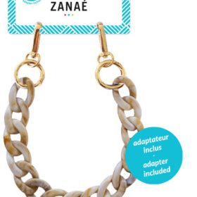 ZANAÉ Phone Wristlace Turtle Sand 17173 Mineral Winter beige