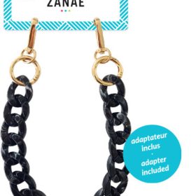 ZANAÉ Phone Wristlace Marble Vibe 17450 Mineral Winter black