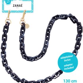ZANAÉ Phone Necklace Espresso 18319 Cosy Capuccino black