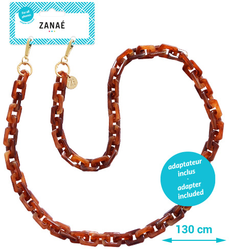 ZANAE-18321-3663838183214 ZANAÉ Phone Necklace Caramel 18321 Cosy Capuccino caramel – Hochwertig & günstig bei ShopDeca