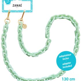 ZANAÉ Phone Necklace Matcha 18323 Cosy Capuccino green