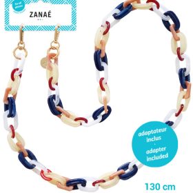 ZANAÉ Phone Necklace Larimar 18328 Karma colored